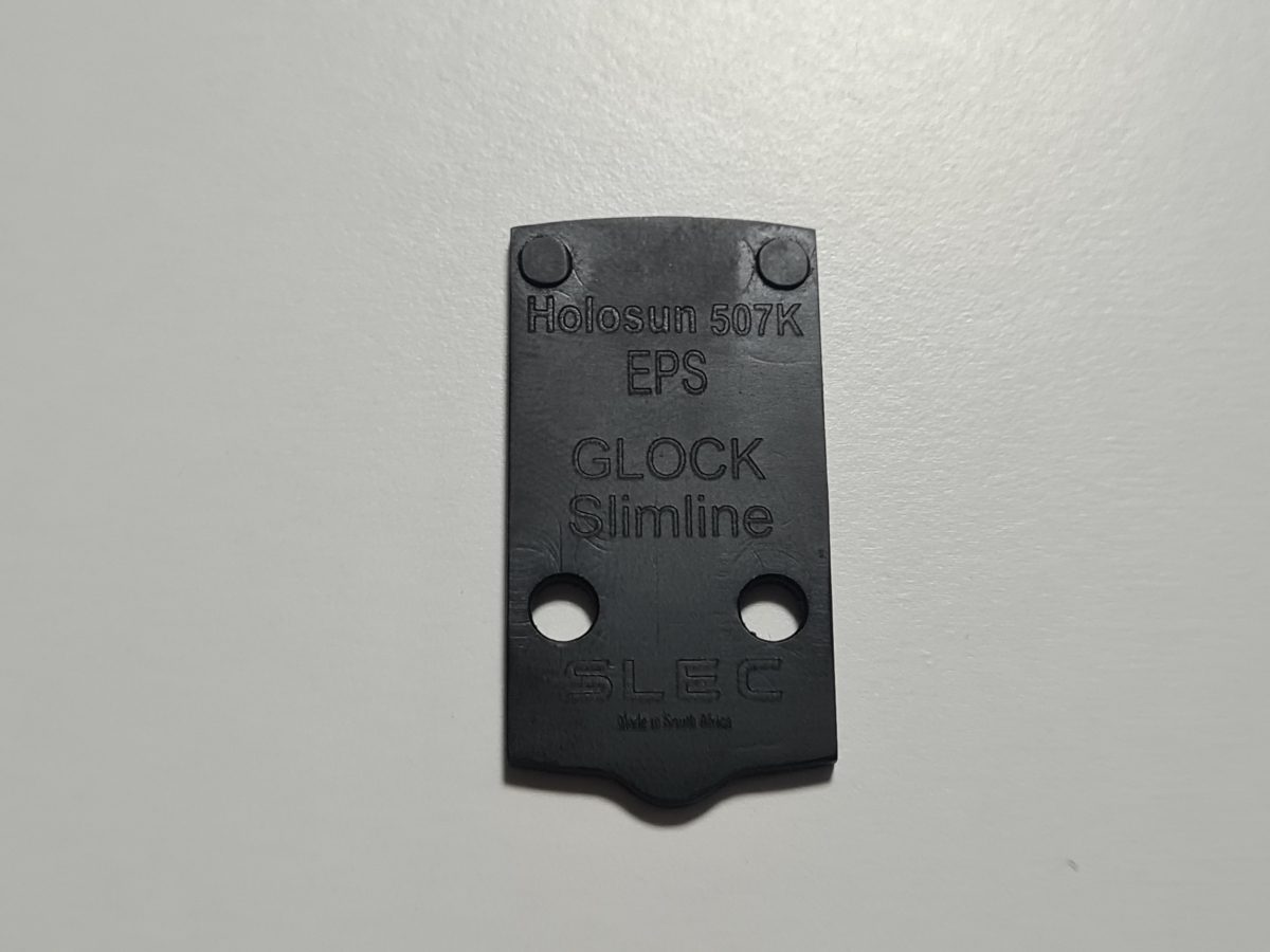 Plaque D'adaptation Titane DPP Pour Glock MOS - Compatible Holosun 407K/507K - Pour Glock 17, 19, 45 Etc. - Vis Torx Incluses